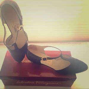 Late 1960 Salvatore Ferragamo vintage Tstrap